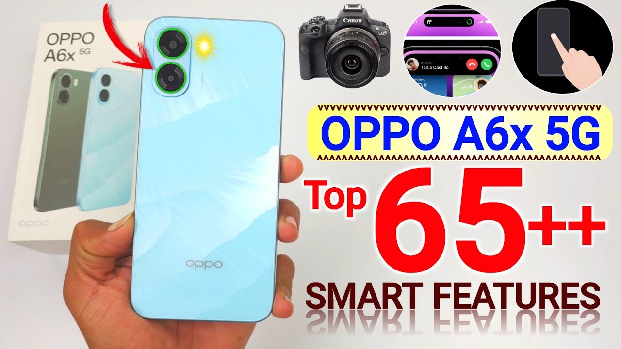 Oppo A6x 5G Tips and Tricks Hidden Features | 65+ Smart Features!