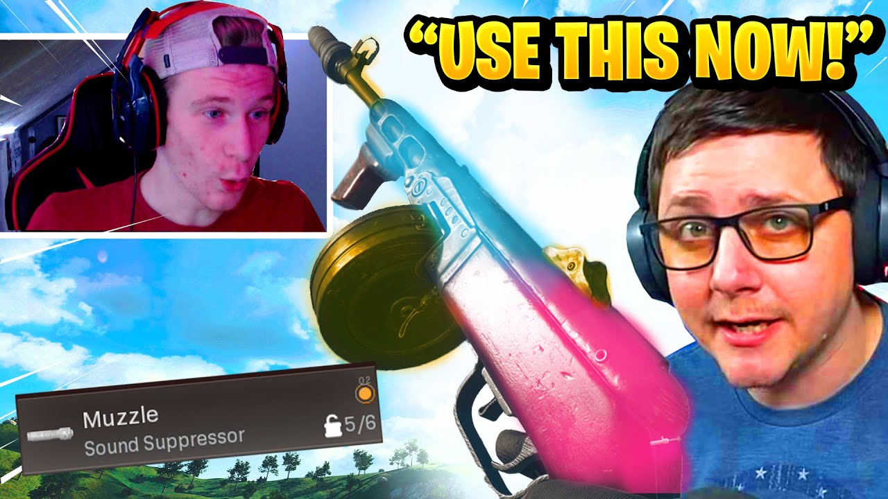 The NEW SECRET PPSH ATTACHMENT in WARZONE FROM JGOD!! (USE THIS NOW!!)