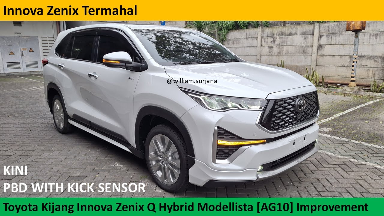 Toyota Kijang Innova Zenix Q HEV Modellista [AG10] Improvement review - Indonesia