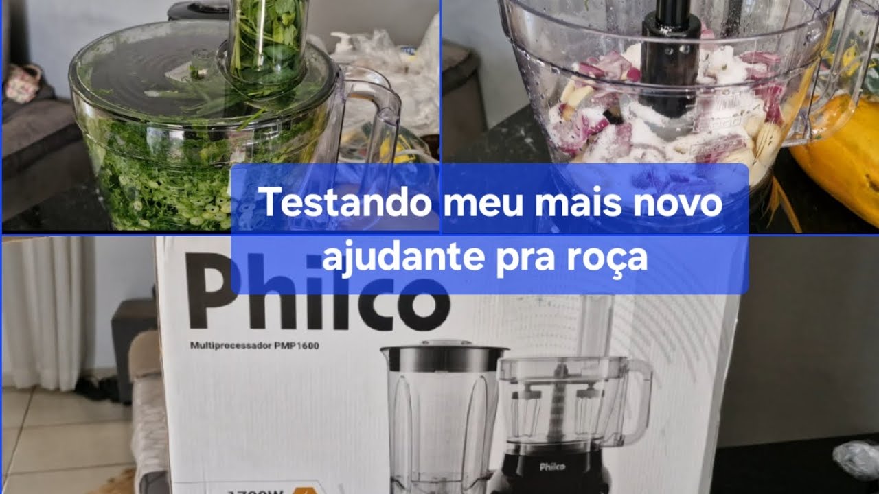 TESTANDO O #MULTIPROCESSADOR DA PHILCO 9 EM 1 #philco #cozinha #praticidade