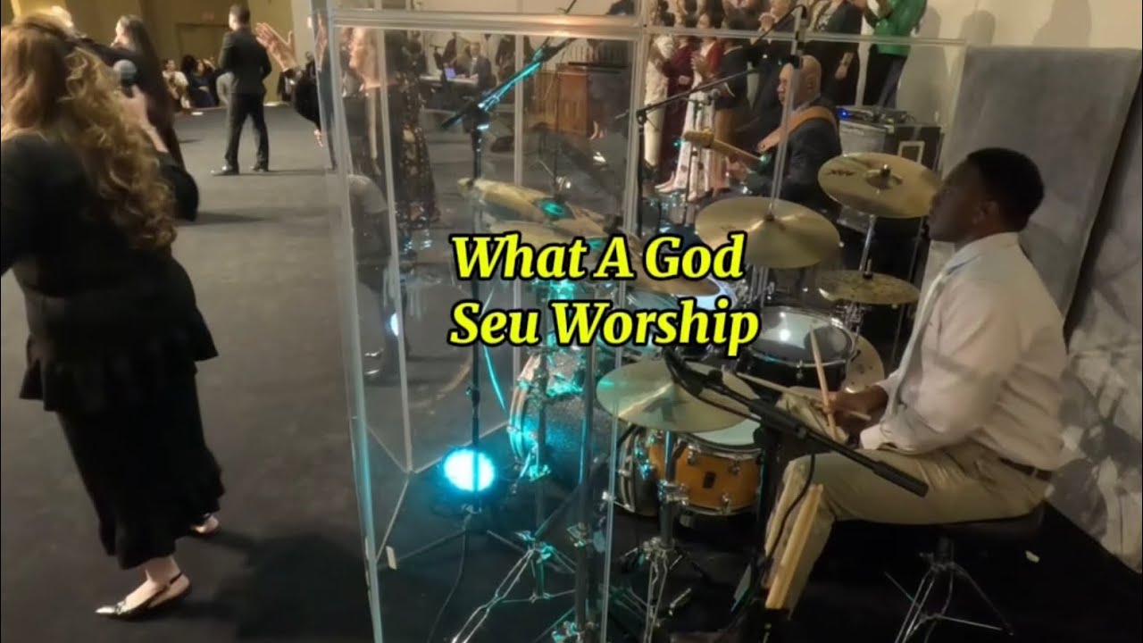 What A God// @SEUWorship// Drum Cover #seuworship #drummer #drumadmission #bateria #worshipmusic 
