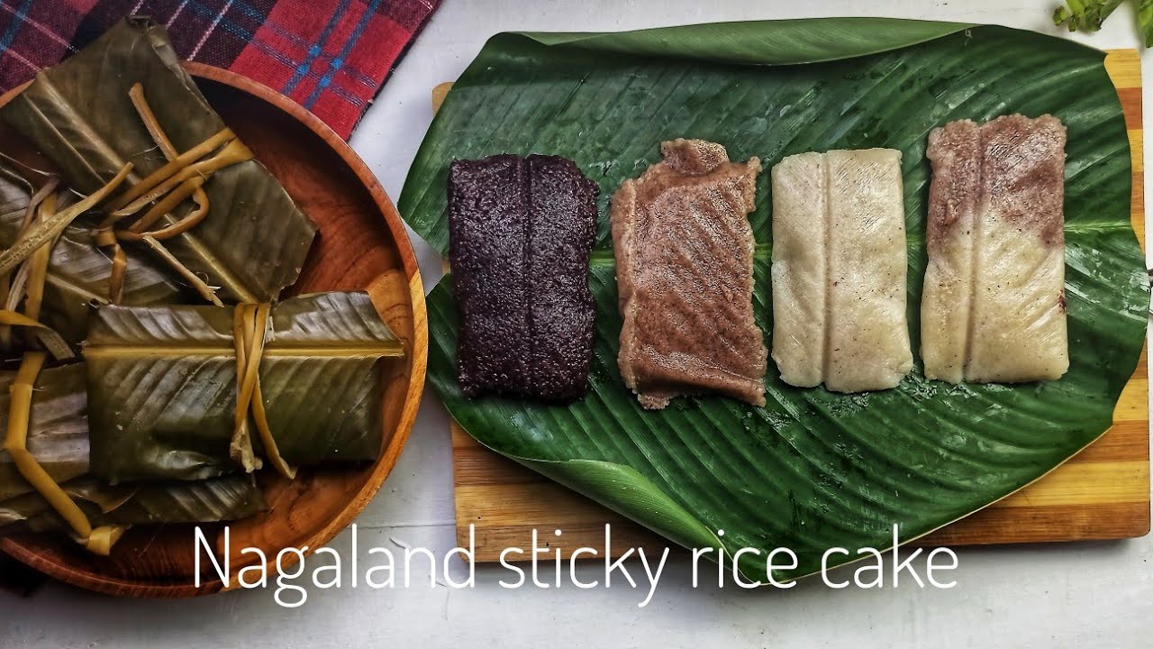 Naga indigenous sticky rice cake|Naknyulum festival specialHow to make rice cake|Northeast India