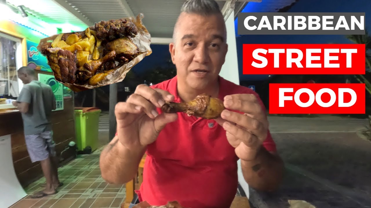 ARUBA Street Food - Eating from a PAPERBAG