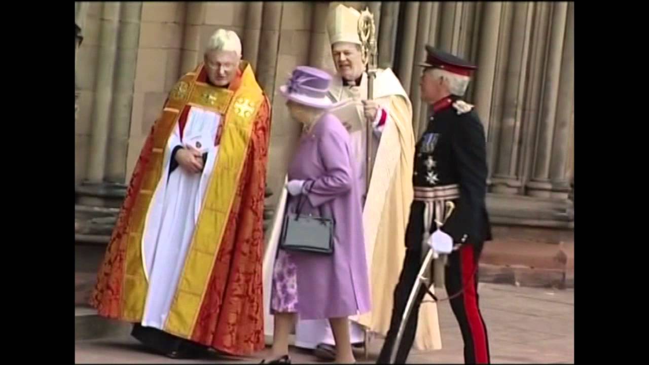 The Queen visits Lichfield