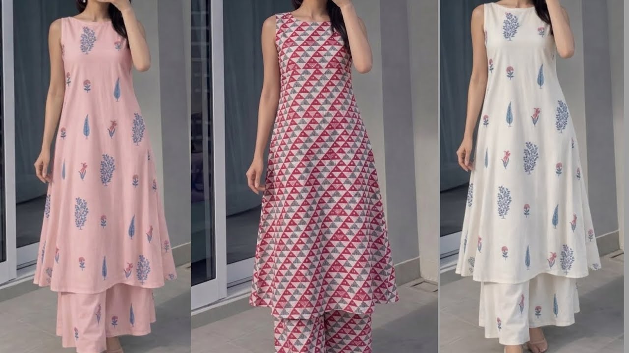 A-line flayer kurta cutting and stitching for beginners|a-line kurta cutting and stitching 