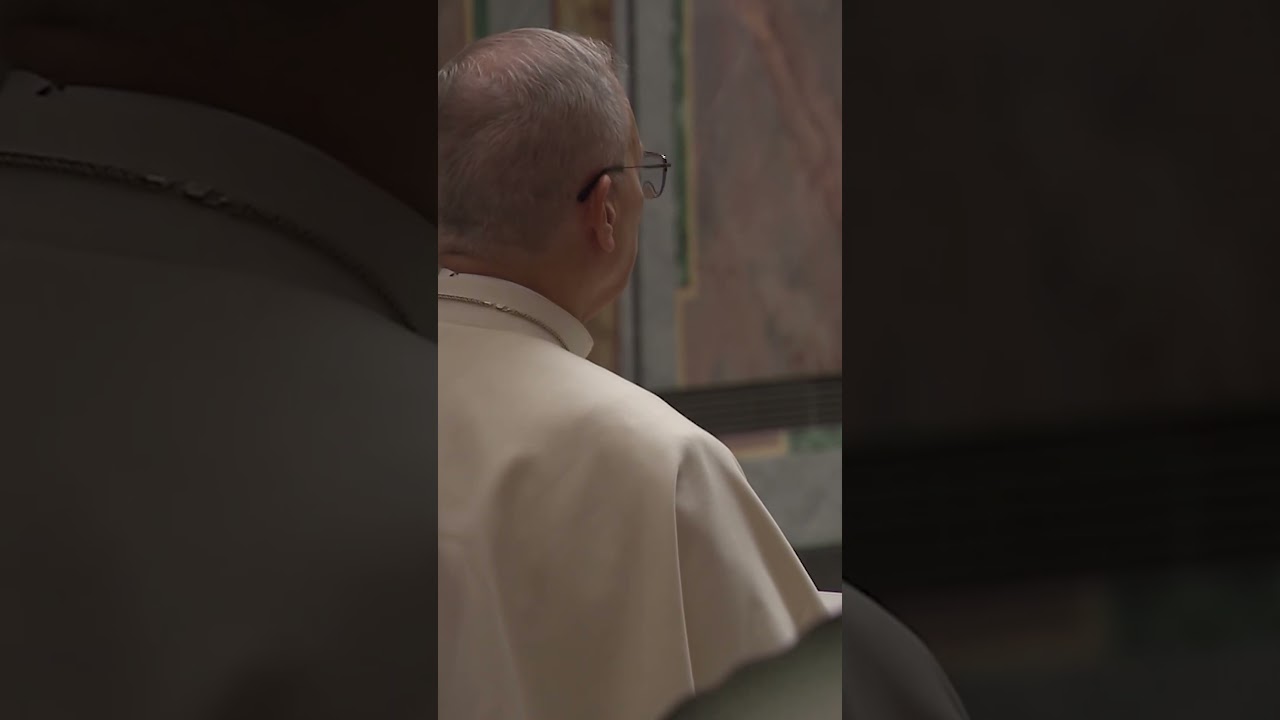 #papaleonexiv Esercizi spirituali: “Mi sono sentito invitato a riflettere” #shorts