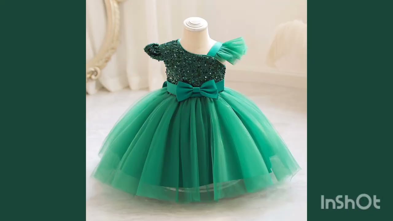 Birthday Dress For Baby Girl 2025/Princess Style Baby Frock Designs/Baby Frok Model