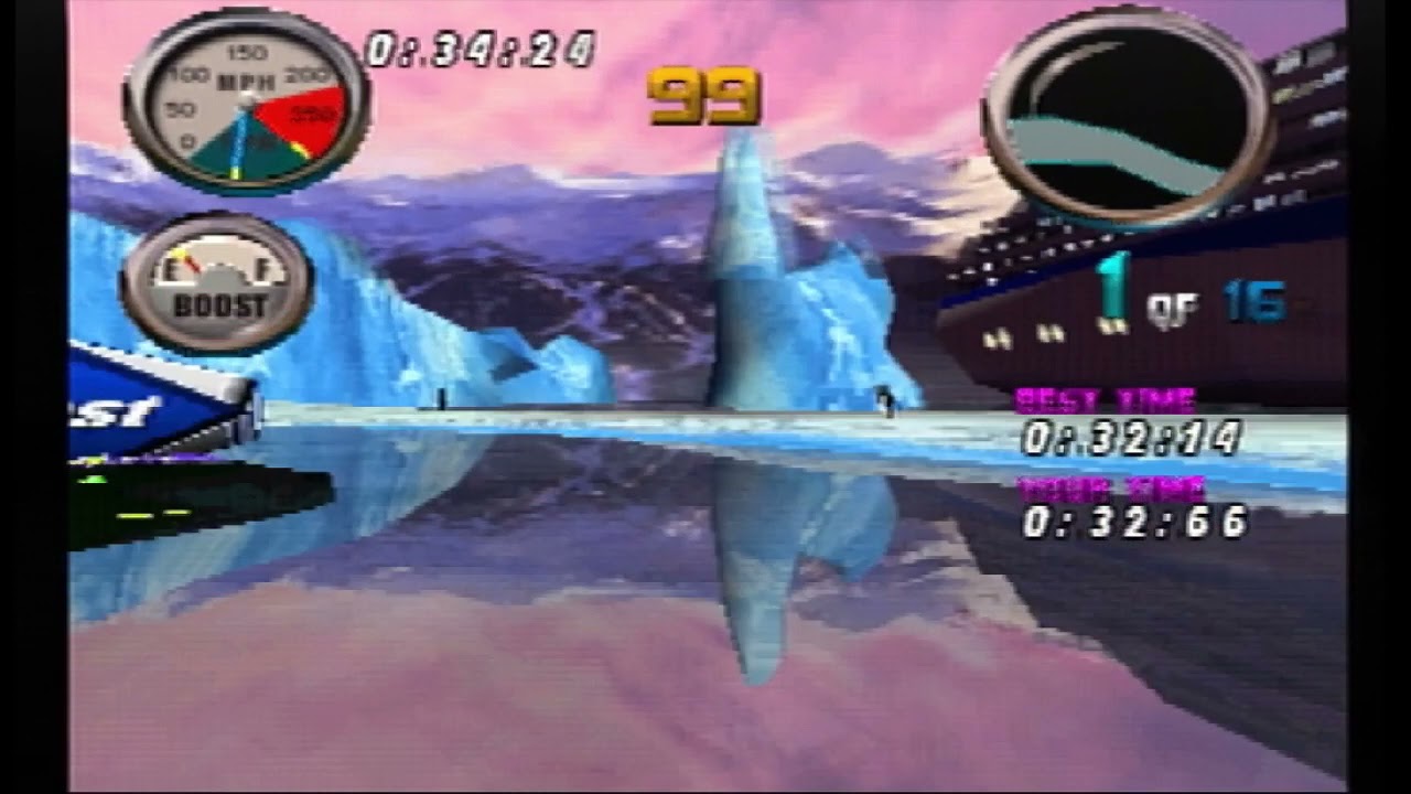 Hydro Thunder(PS1) Arctic Circle 1:19.59