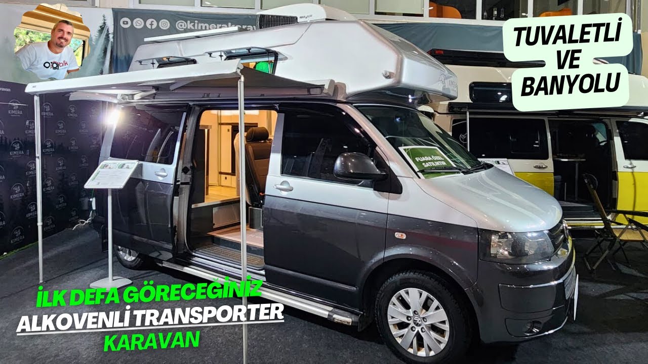 SATILIK İLK DEFA GÖRECEĞİNİZ ALKOVENLİ TRANSPORTER KARAVAN | TUVALETLİ VE BANYOLU | FİYATI VİDEODA.