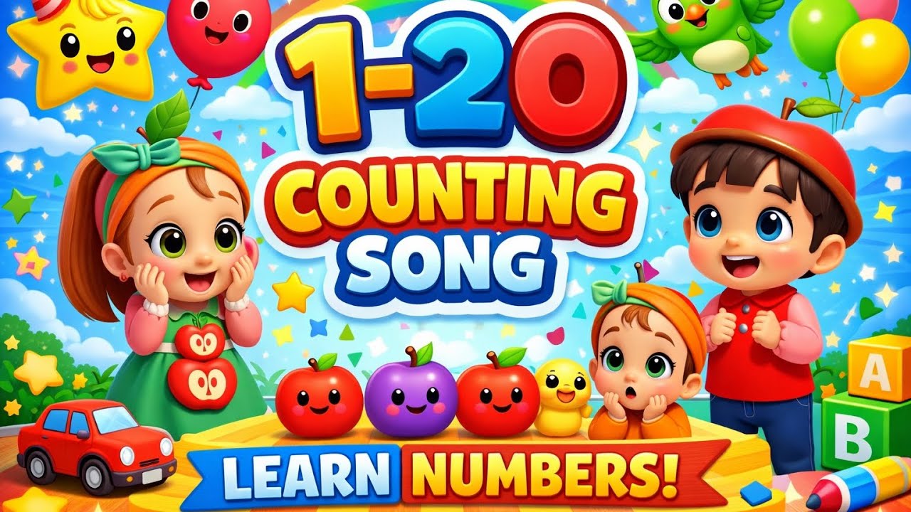 Numbers Song for Kids | Counting Song | Fun Learning Video#numbers#countingsong#shorts#viralvideo 