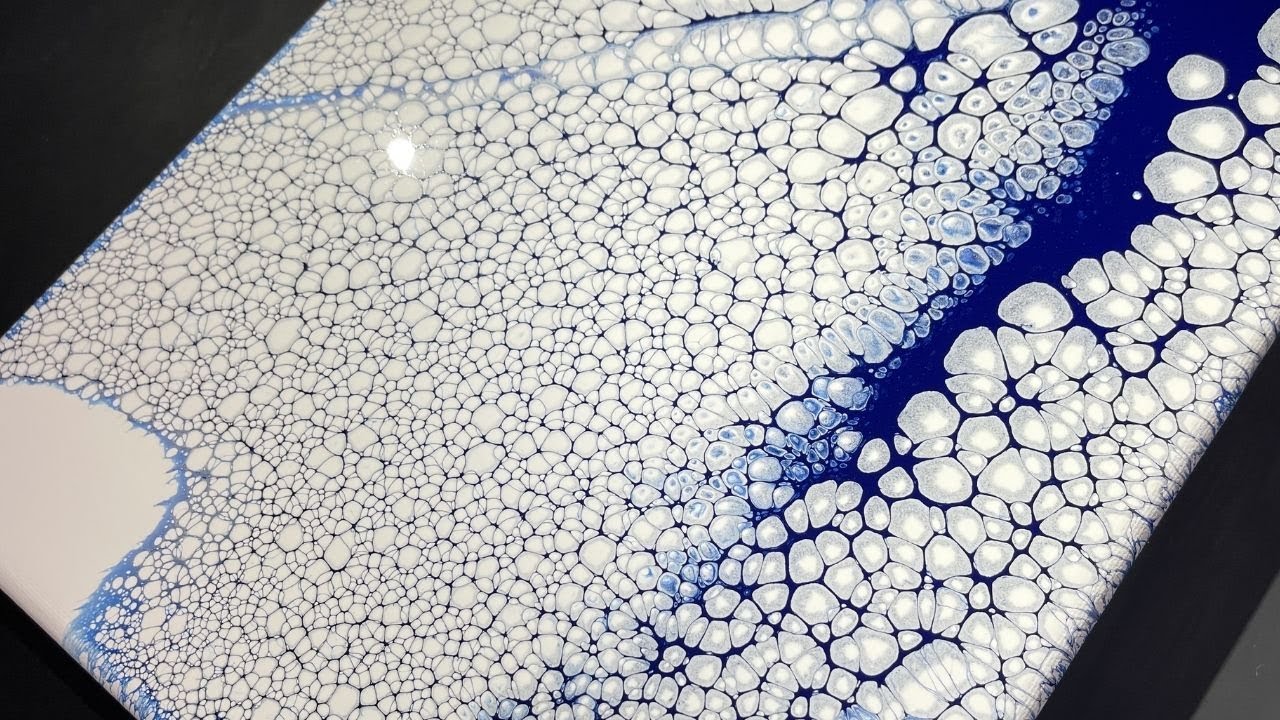 Acrylic Pouring Cells without silicone #4 ~ Fluid Art Painting ~ Pouring Art