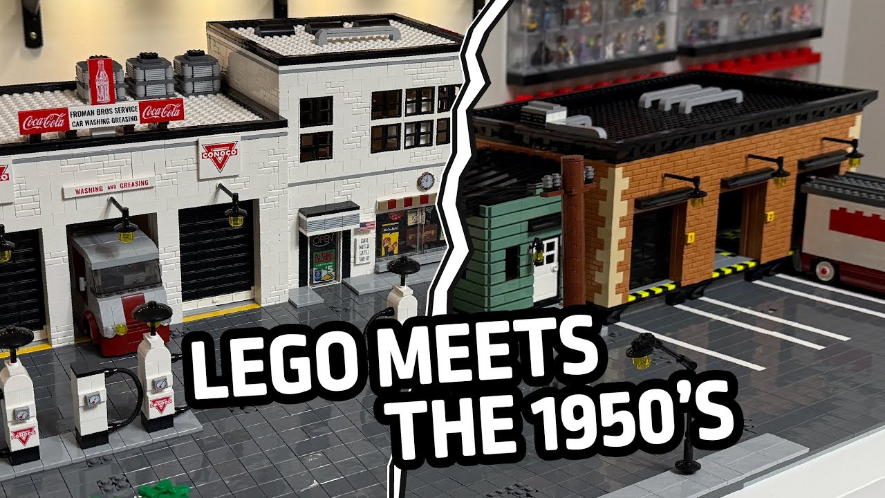Я превратил старую заправку моего деда в набор LEGO
