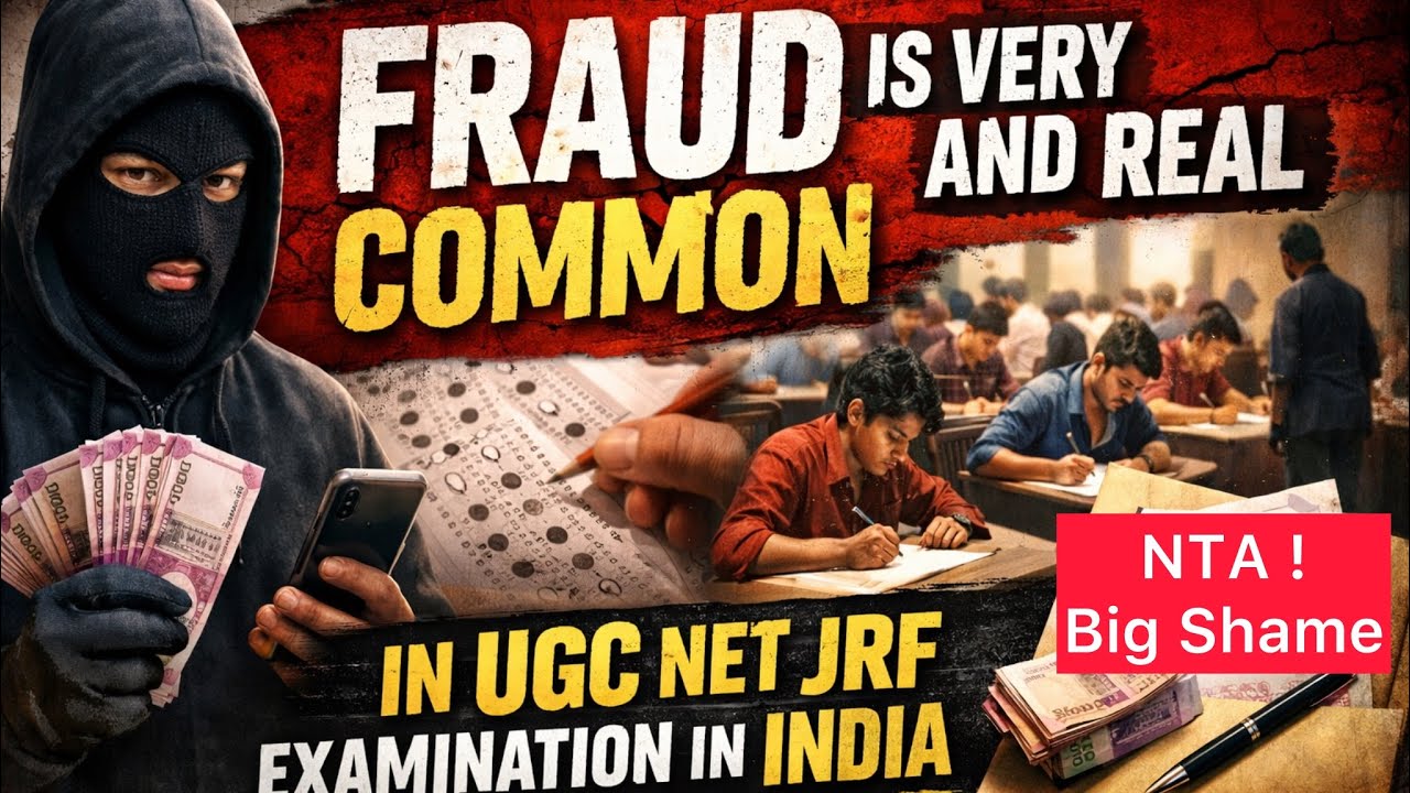 Yes Fraud is very Common in Indian Exam || UGC NET JRF Fraud Story ! Appx ₹5 Lakh per seat ? 