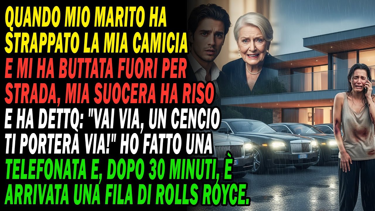 Mio Marito Mi Ha Buttato Fuori In Inverno❄️, Mia Suocera Ha Riso 😂. 30 Minuti Dopo... 😱
