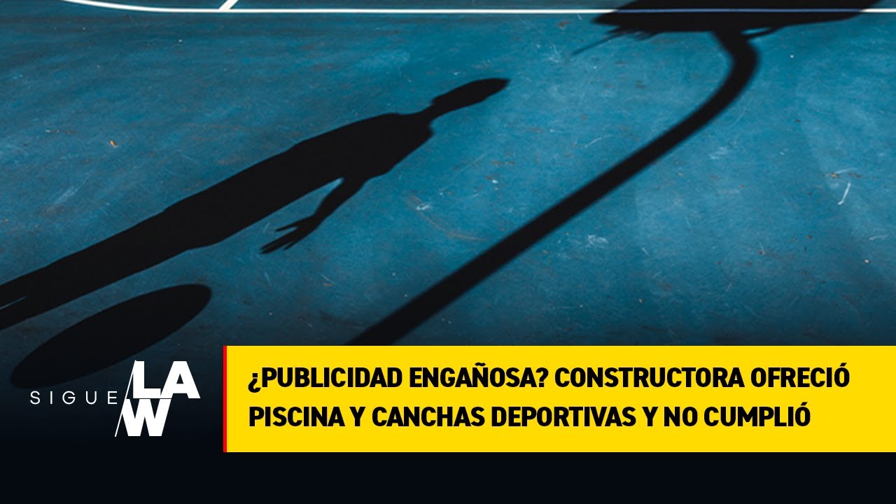 ¿Publicidad engañosa? Constructora ofreció piscina y canchas deportivas y no cumplió