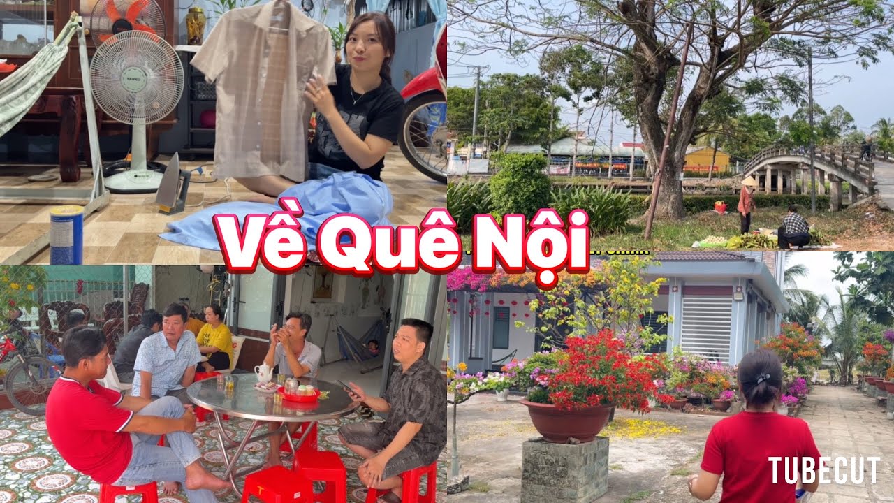 Mùng 7 tết Cả Nhà đi Về Quê Nội Của Thảo ăn giỗ /Từ Tết Tới Giờ Mới có ngày vui vẻ bên gia đình.! 