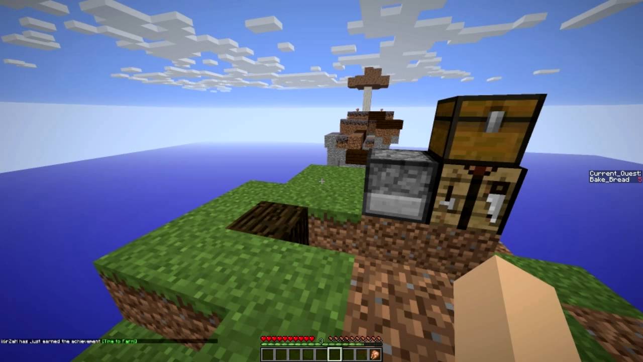 MineCraft SkyGrind #1 | ماب المهمات مع عيسى وطرزان