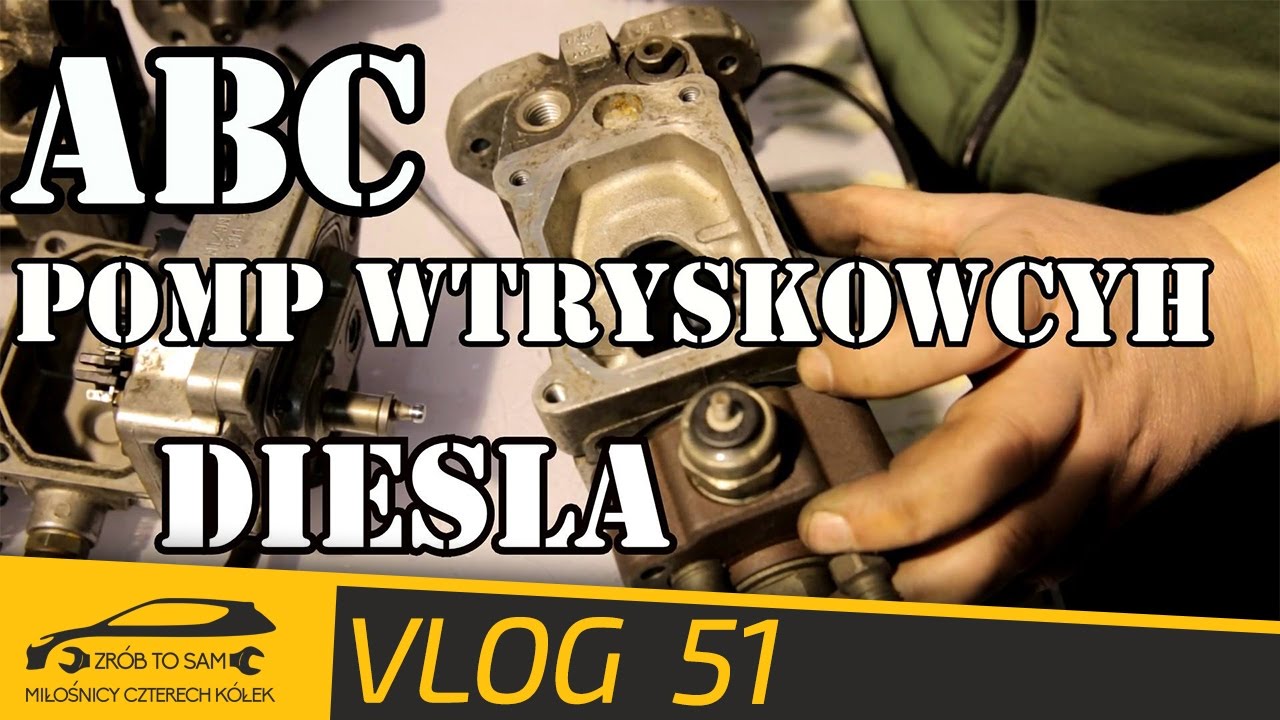 ABC pomp wtryskowych, budowa, regulacja  kąta wtrysku i ustawienie dawki paliwa 1.9TDI