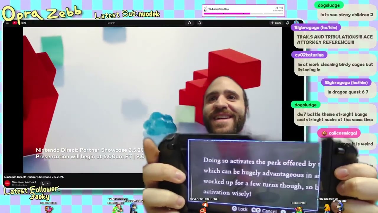 Come watch the Nintendo Direct with me :-)