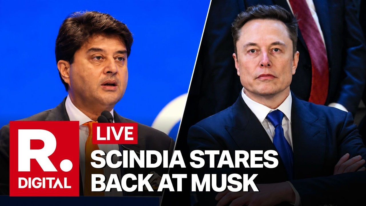 LIVE: 'No Monopoly In India': Telecom Minister Scindia's Direct Message To Elon Musk