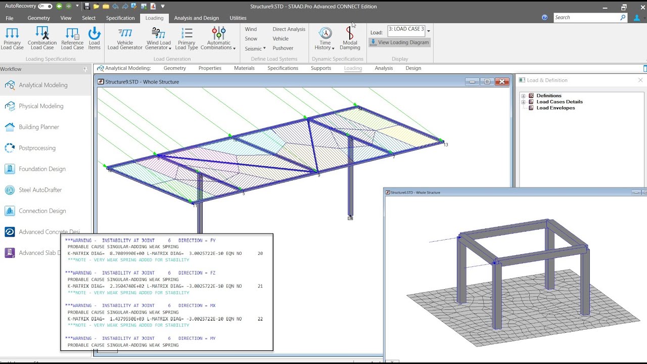 Structural Instability & Zero Stiffness: Part 3 – Solving Instability problems || Modelling error