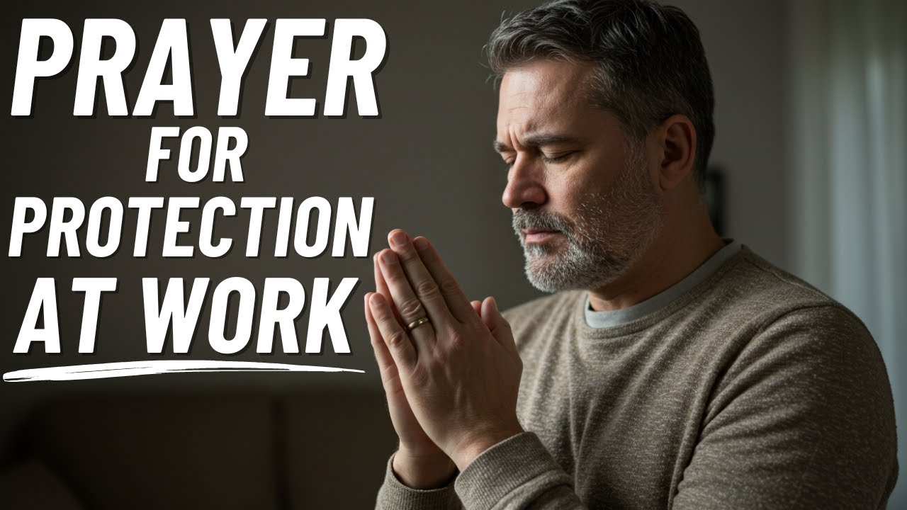 This prayer will CHANGE your workday! Prayer for Protection at Work I Morning Prayer