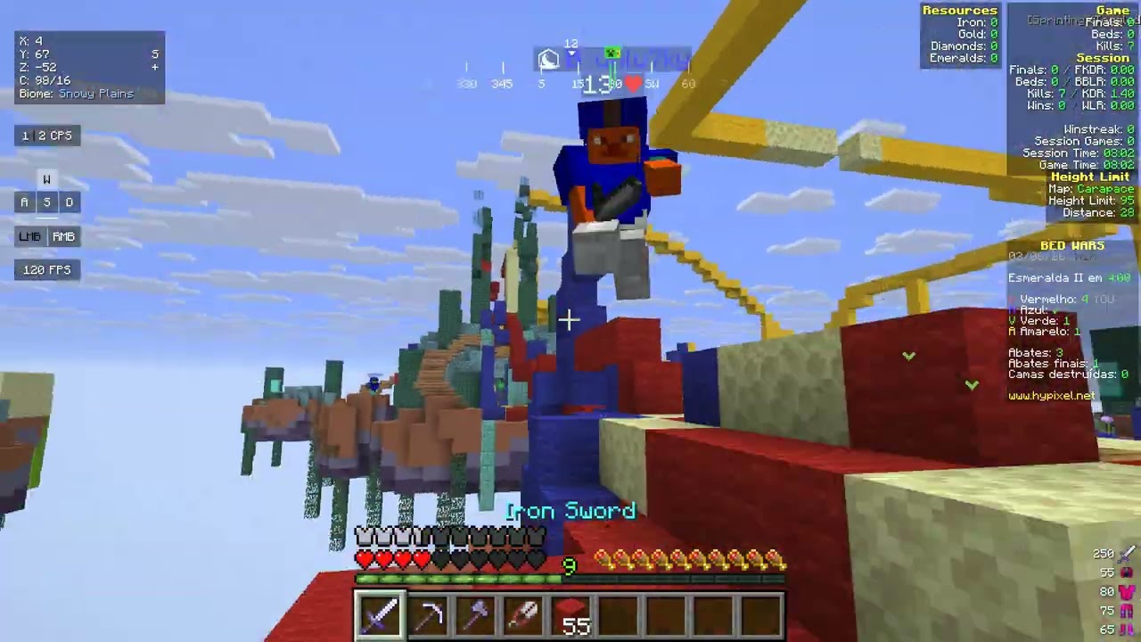 PRIMEIRO BEDWARS DO CANAL BORAAAAA