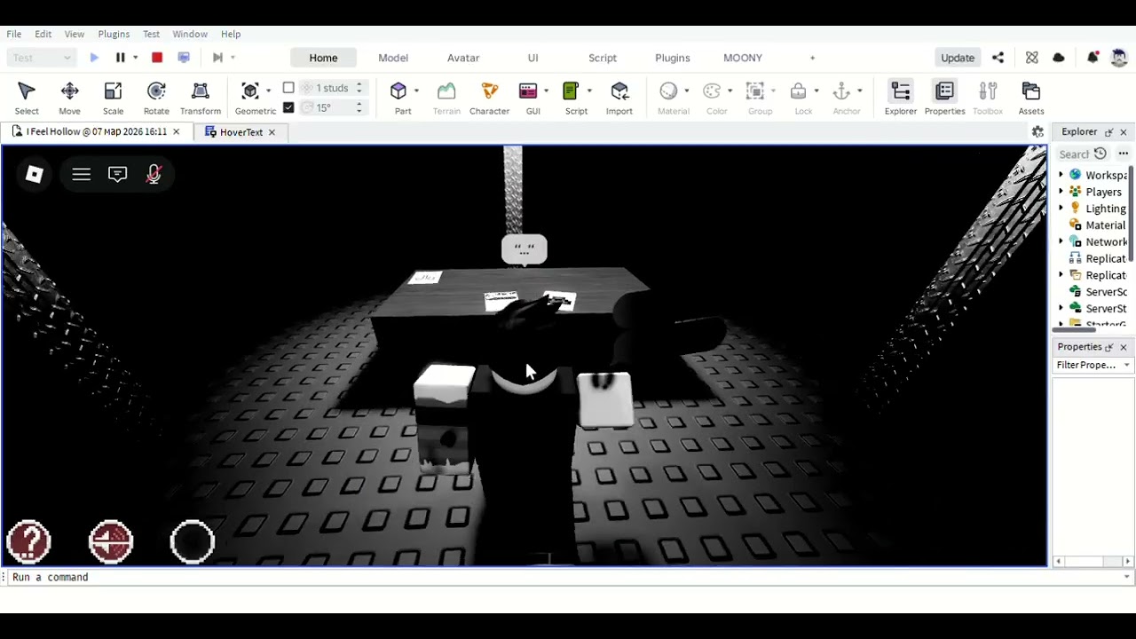 I Feel Hollow. — Roblox Showcase Game
