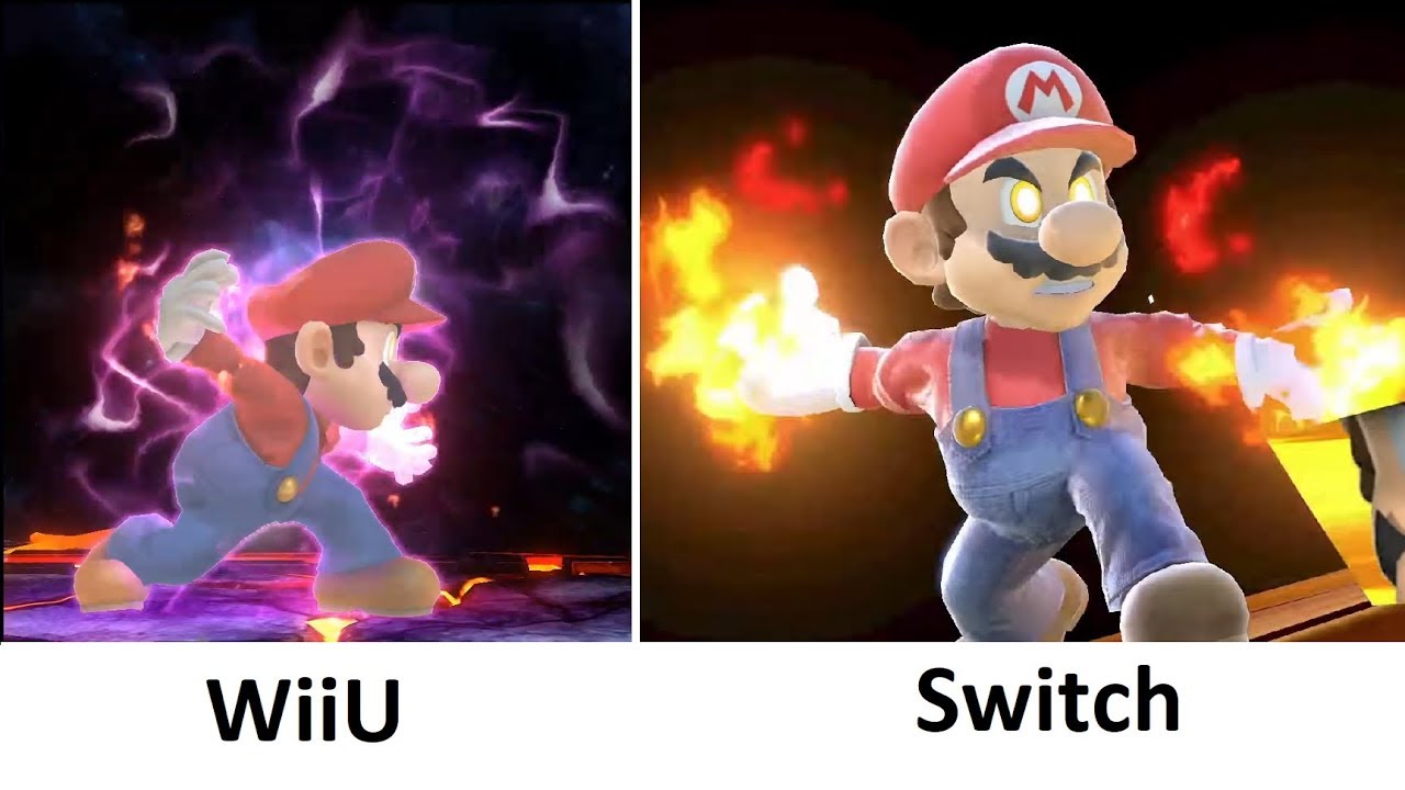Super Smash Bros Switch vs WiiU Final Smash Comparison
