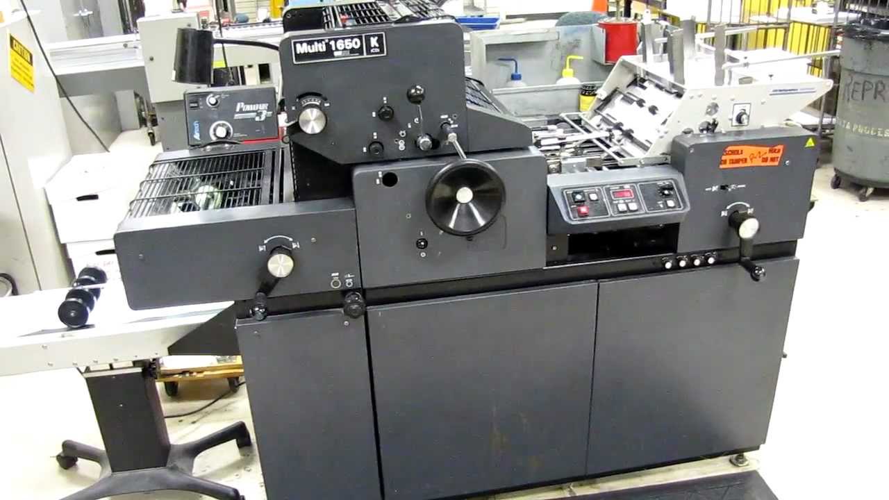 Multi 1650K Offset Press