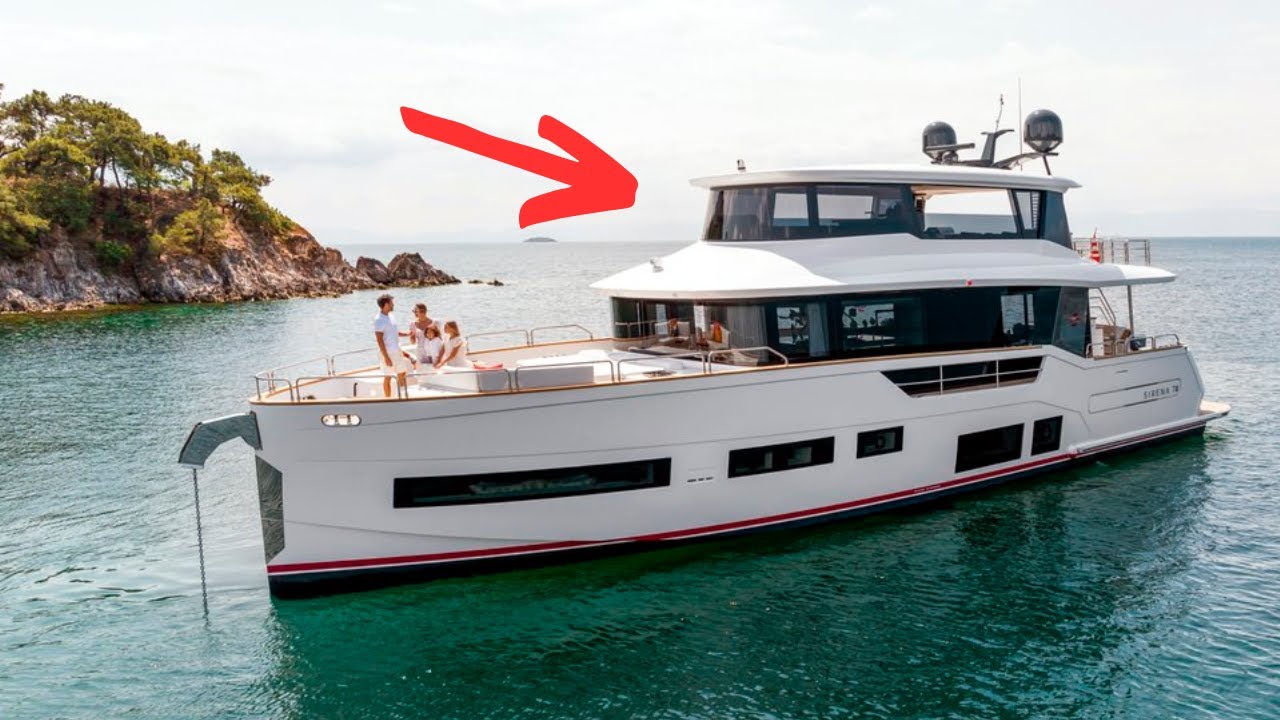 La conception de ce yacht est GÉNIALE ! Sirena 78