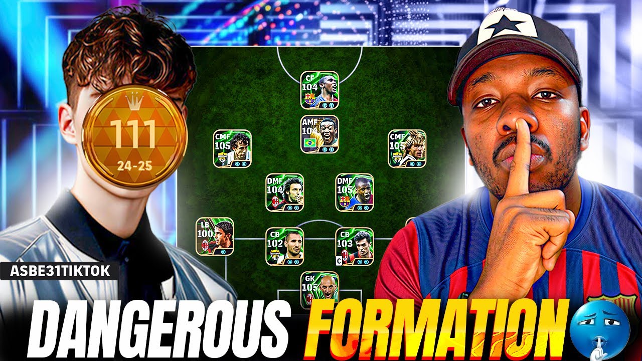 New formation 🥵 Pro match 🆚 Top 111 rank 🤯.Insane tactics 🔥