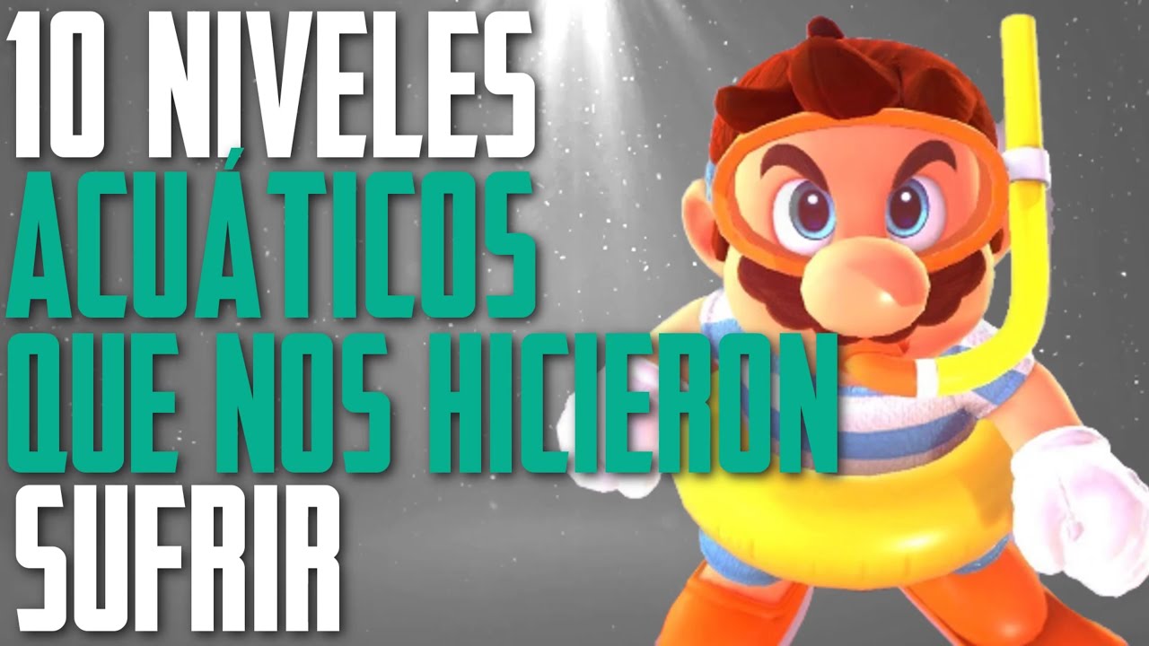 10 NIVELES ACUÁTICOS de videojuegos que nos hicieron SUFRIR