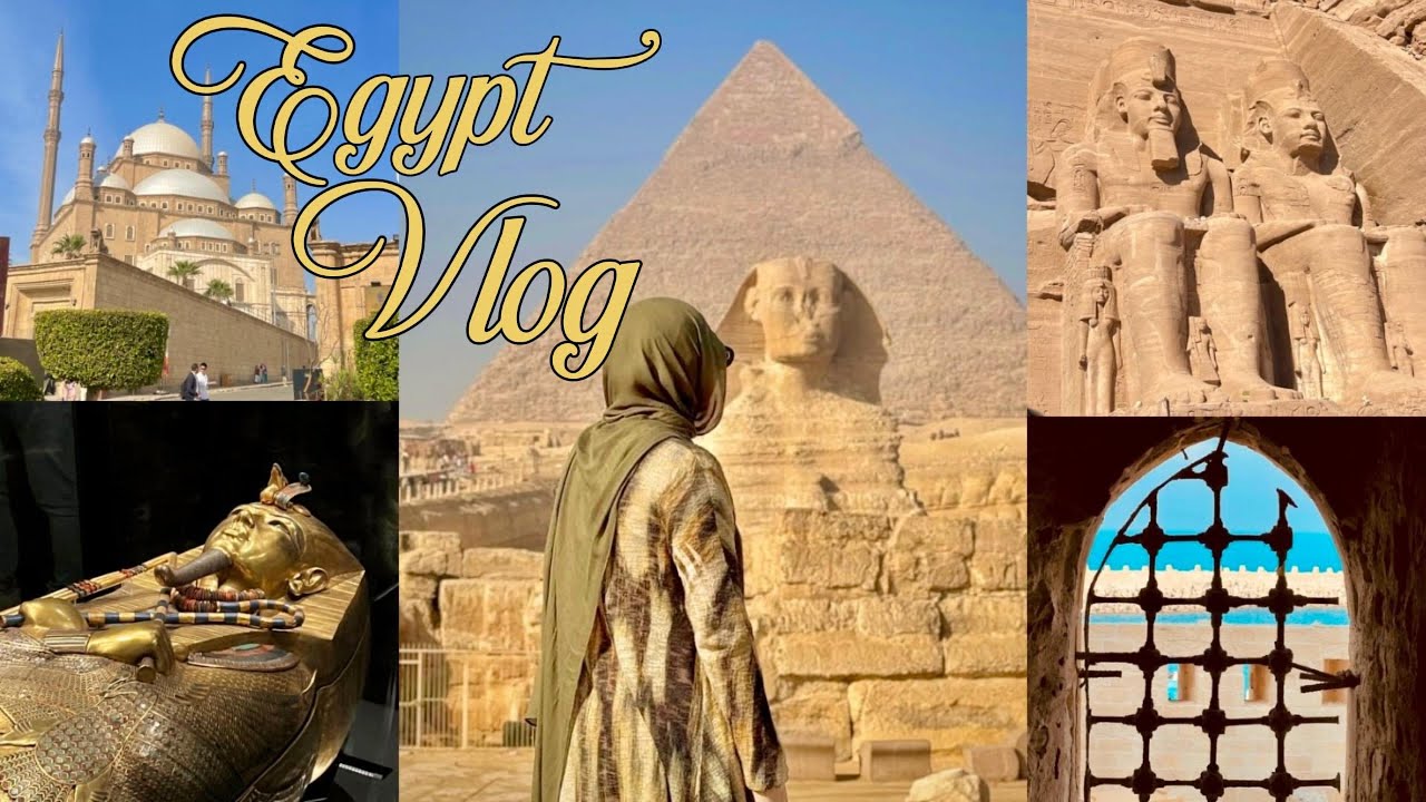 Egypt vlog 🇪🇬 | giza pyramids, nile river cruise, & visiting tombs