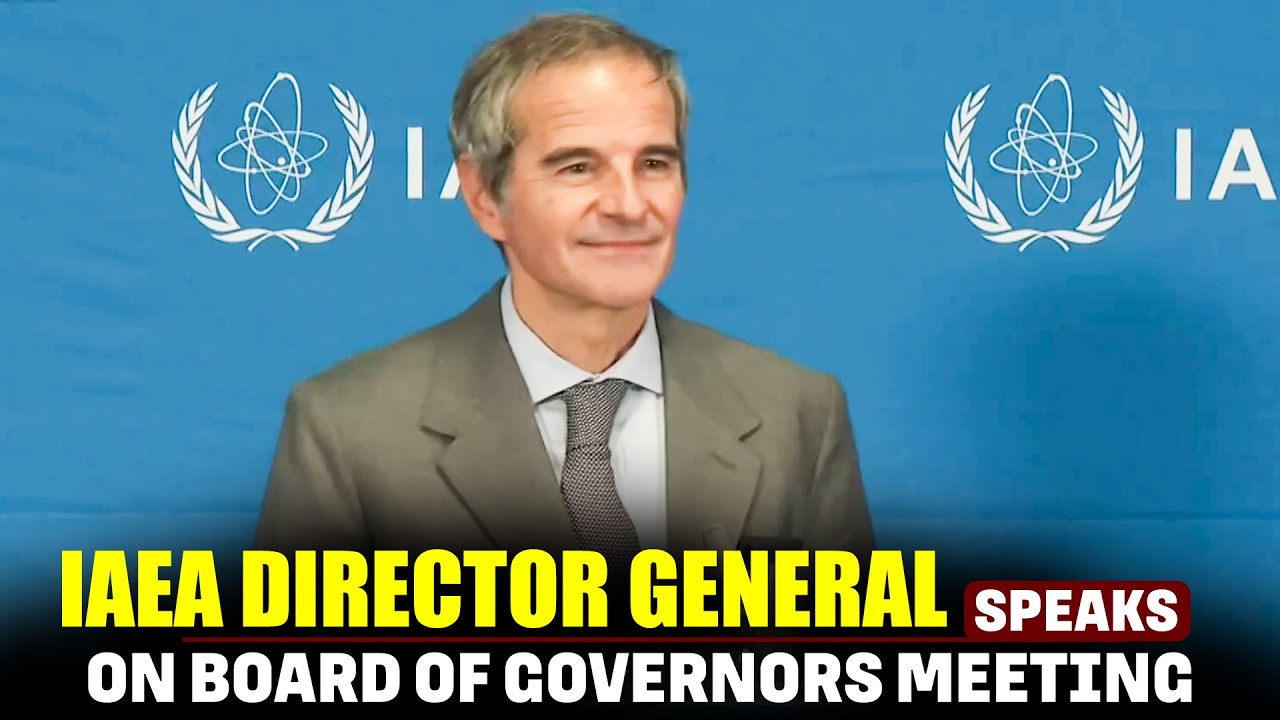 LIVE: IAEA Director General Grossi speaks to media| Natanz Nuclear |meeting of Board of Governors