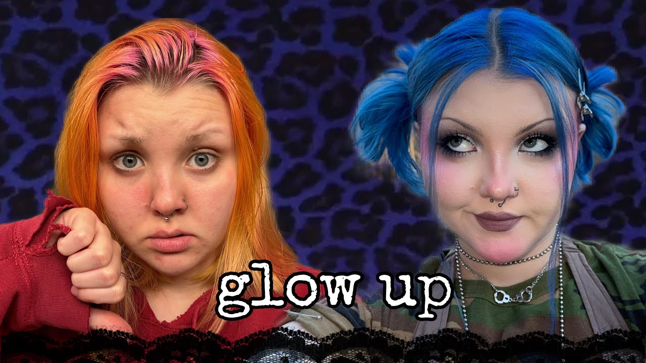 GLOW UP WITH ME (new piercings, hair, makeup + more)