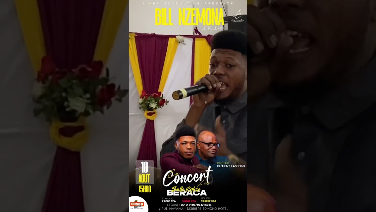 🔥 Brazzaville en feu pour J&eacute;sus-Christ ! 🎶 Le ciel descendra le 10 ao&ucirc;t &agrave; l&rsquo;&Eacute;glise BERACA !🔥