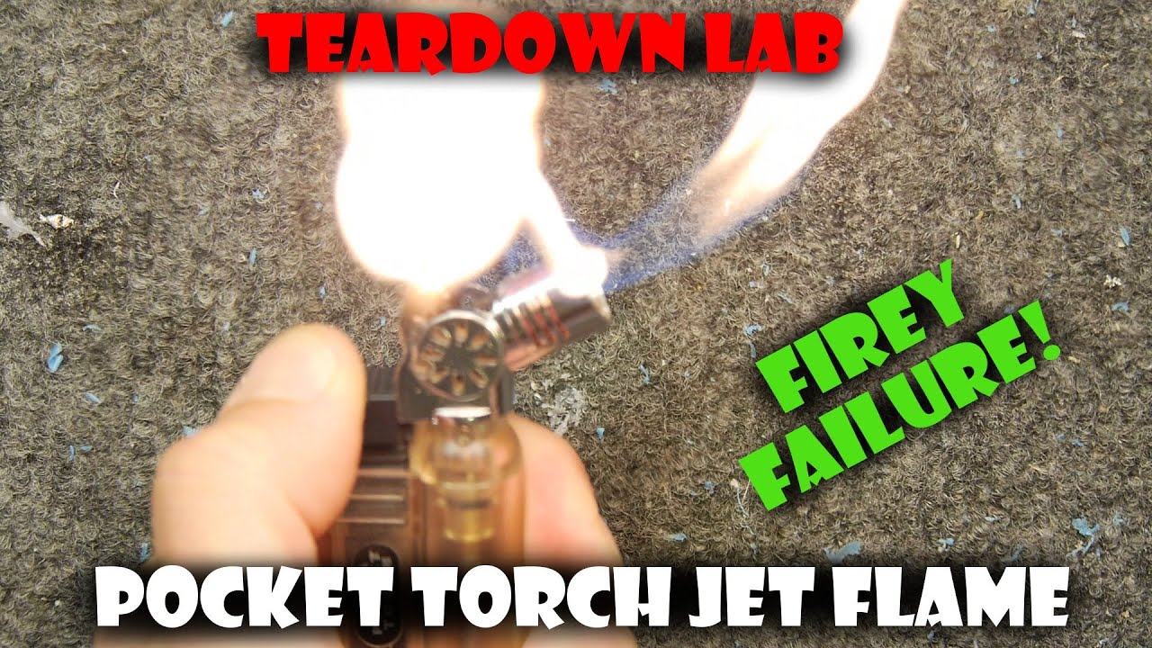 Pocket Torch Jet Lighter Failure