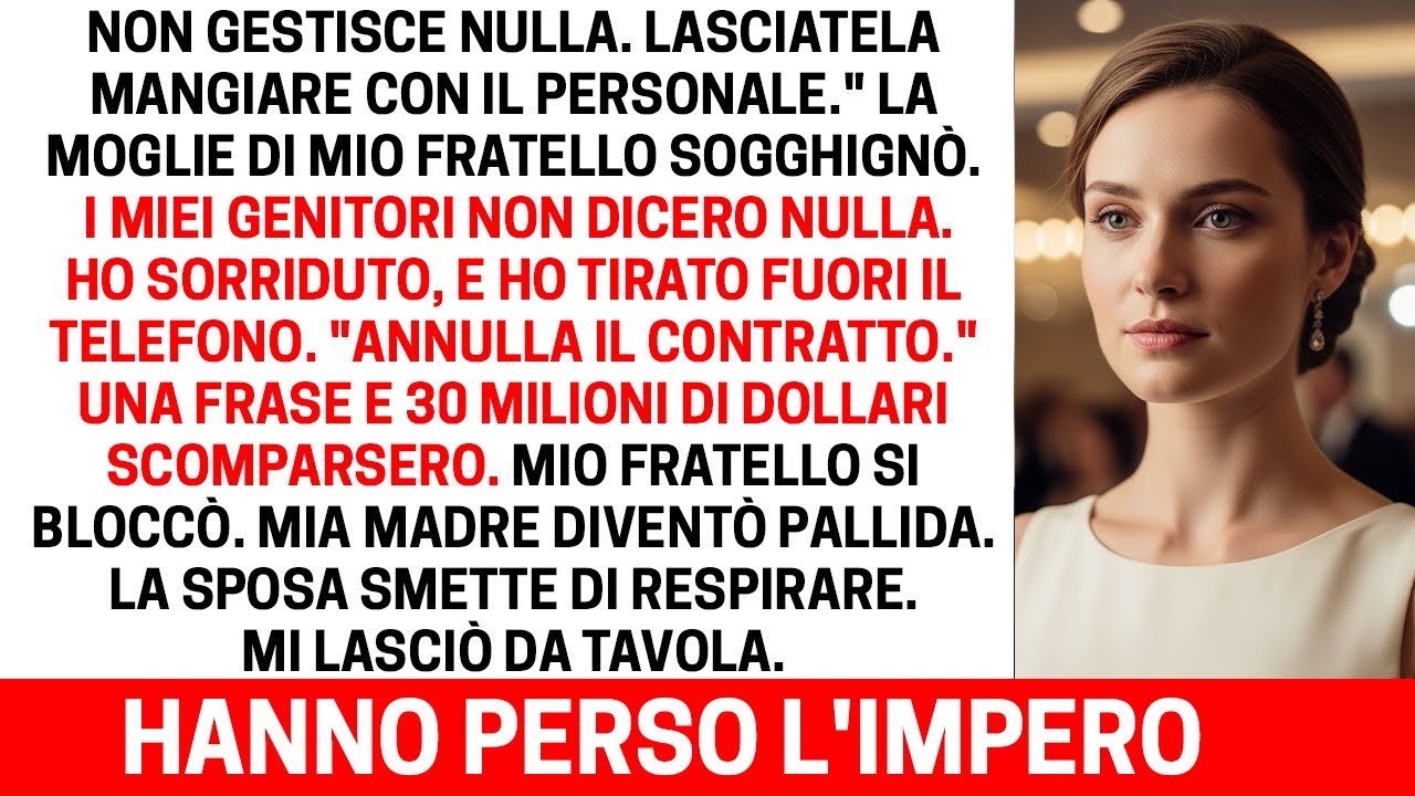 Mi hanno mandato in cucina come un estraneo — allora ho fatto crollare il matrimonio