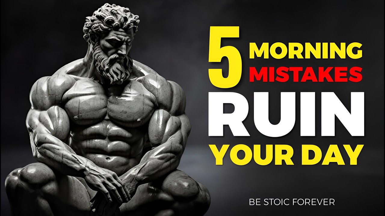 STOICISM | 5 Morning Mistakes That Will Destroy Your Day