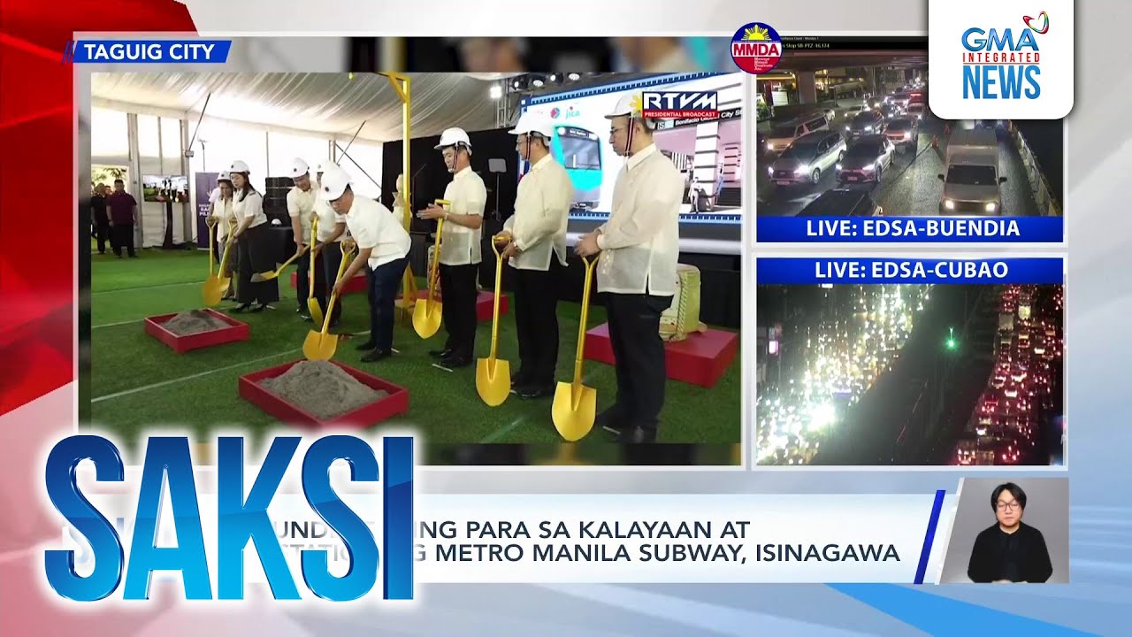 PBBM leads groundbreaking for Kalayaan, BGC Subway stations | Saksi