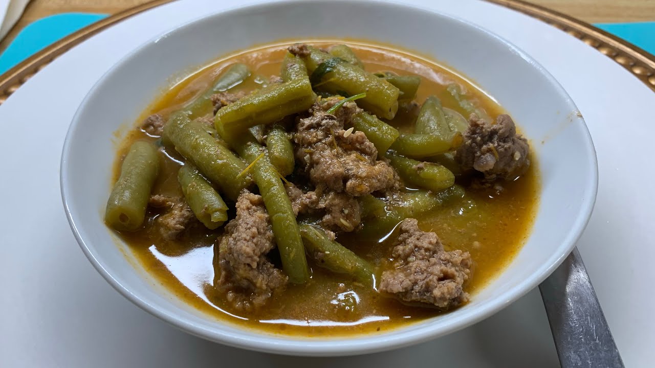 Green Beans with Ground Beef