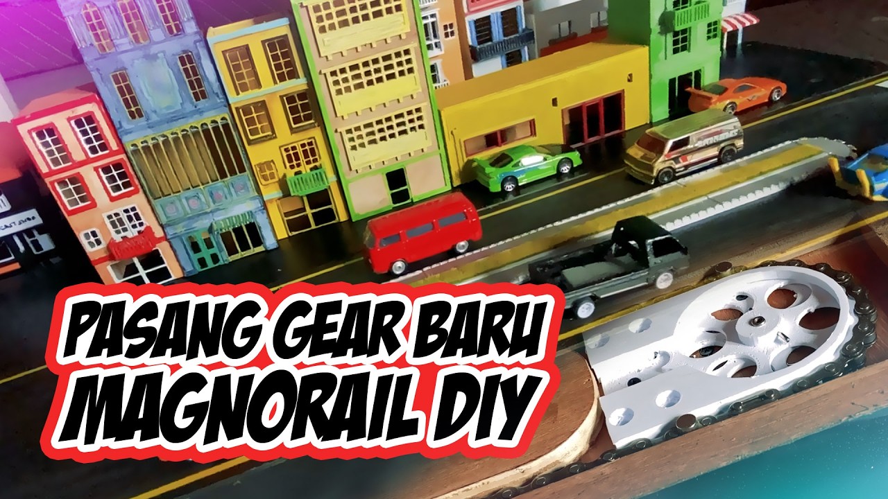 Memasang Gear Baru di Magnorail DIY