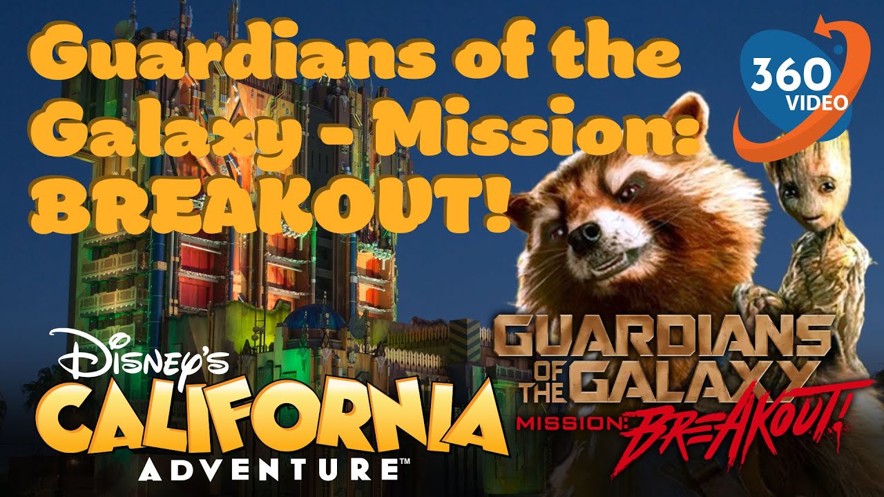 Guardians of the Galaxy - Mission: Breakout | Full Pre-Show & Ride 360° | California Adventure 2023
