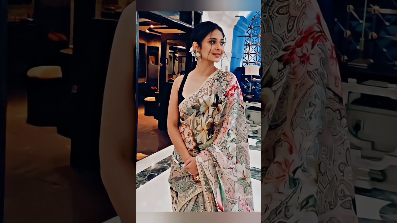 Jenifer winget  stunning saree look beautiful pictures 😘😘#shorts #short#viral #love#india#youtube