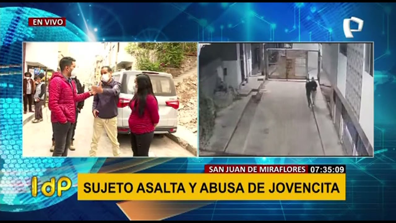SJM: sujeto asalta y realiza tocamientos indebidos a joven (2/2)