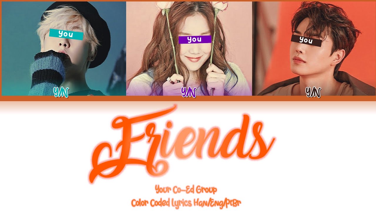 [YOUR CO-ED GROUP] ꜥꜤFRIENDS; by BTS JIMIN, V (3 Members Ver.) || Original song ver. ✿