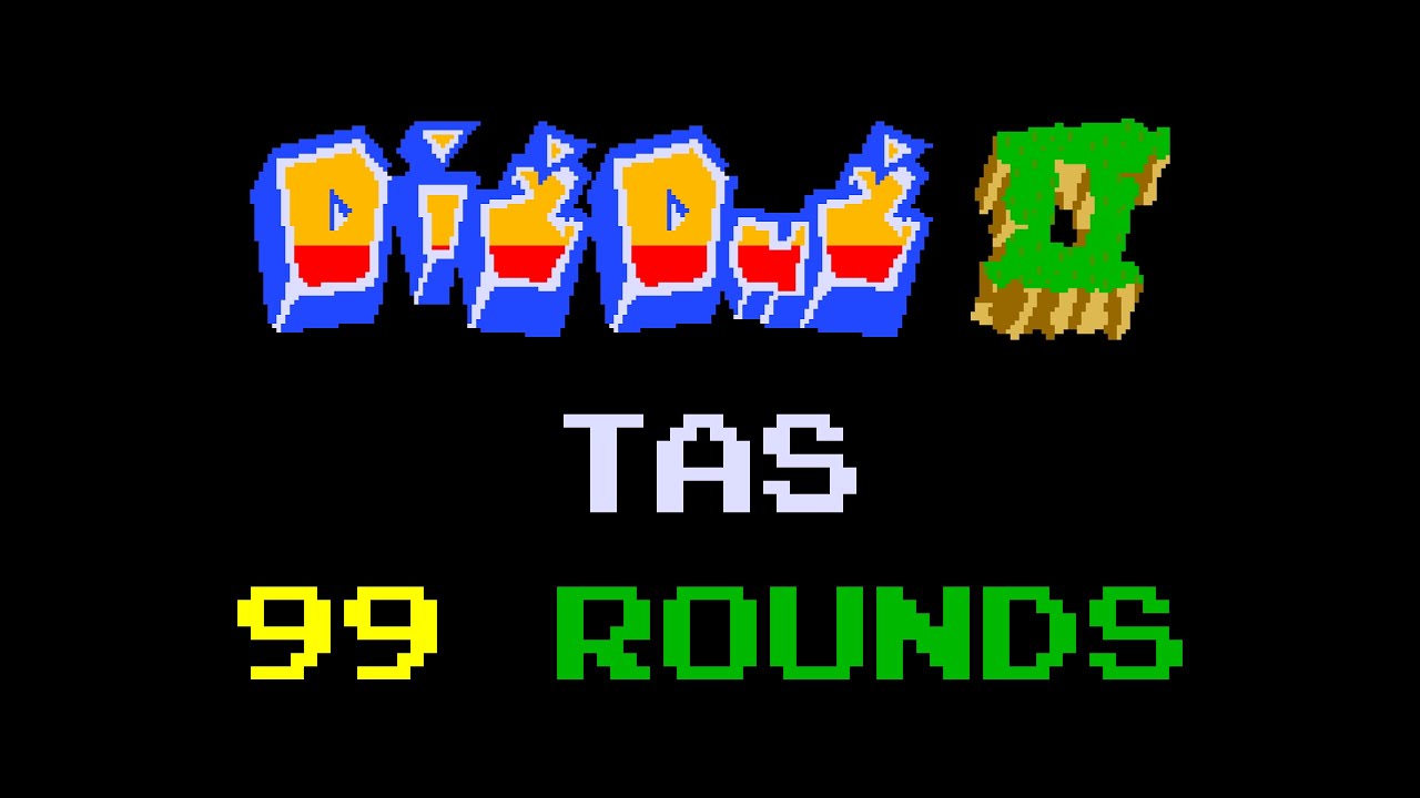 [TAS] Dig Dug Ⅱ - 99 Rounds