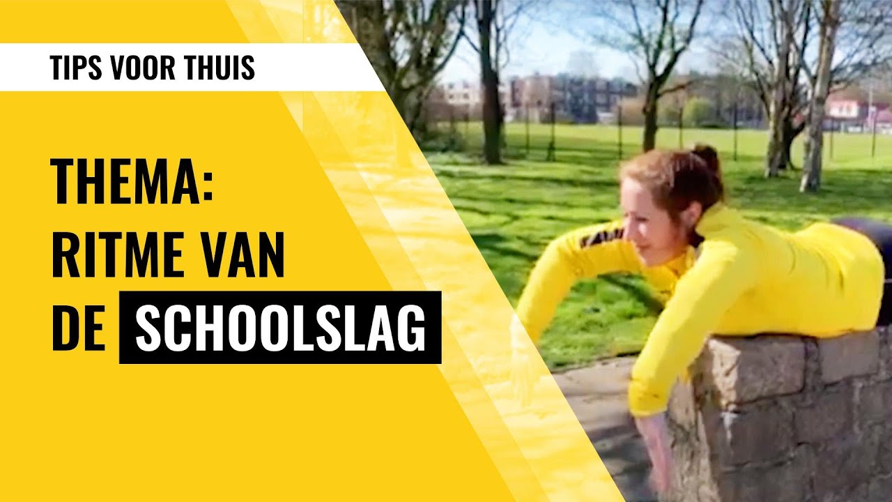 🏊‍♀️Zwemles | 2 - Tips voor thuis. Thema: Ritme van de schoolslag