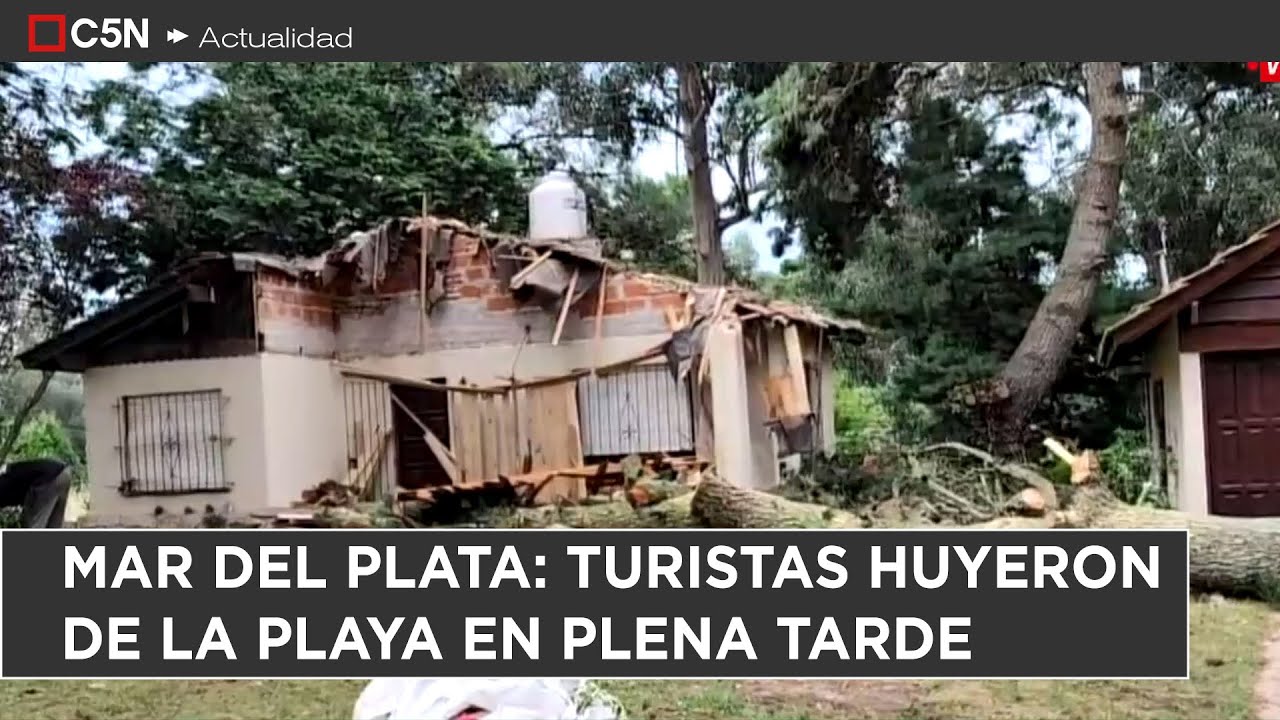 Violento TEMPORAL golpeó a Mar del Plata